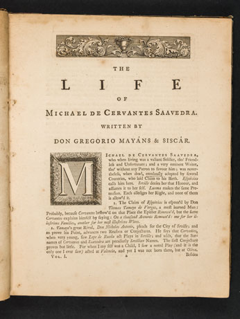 The Life of Michael de Cervantes Saavedra 